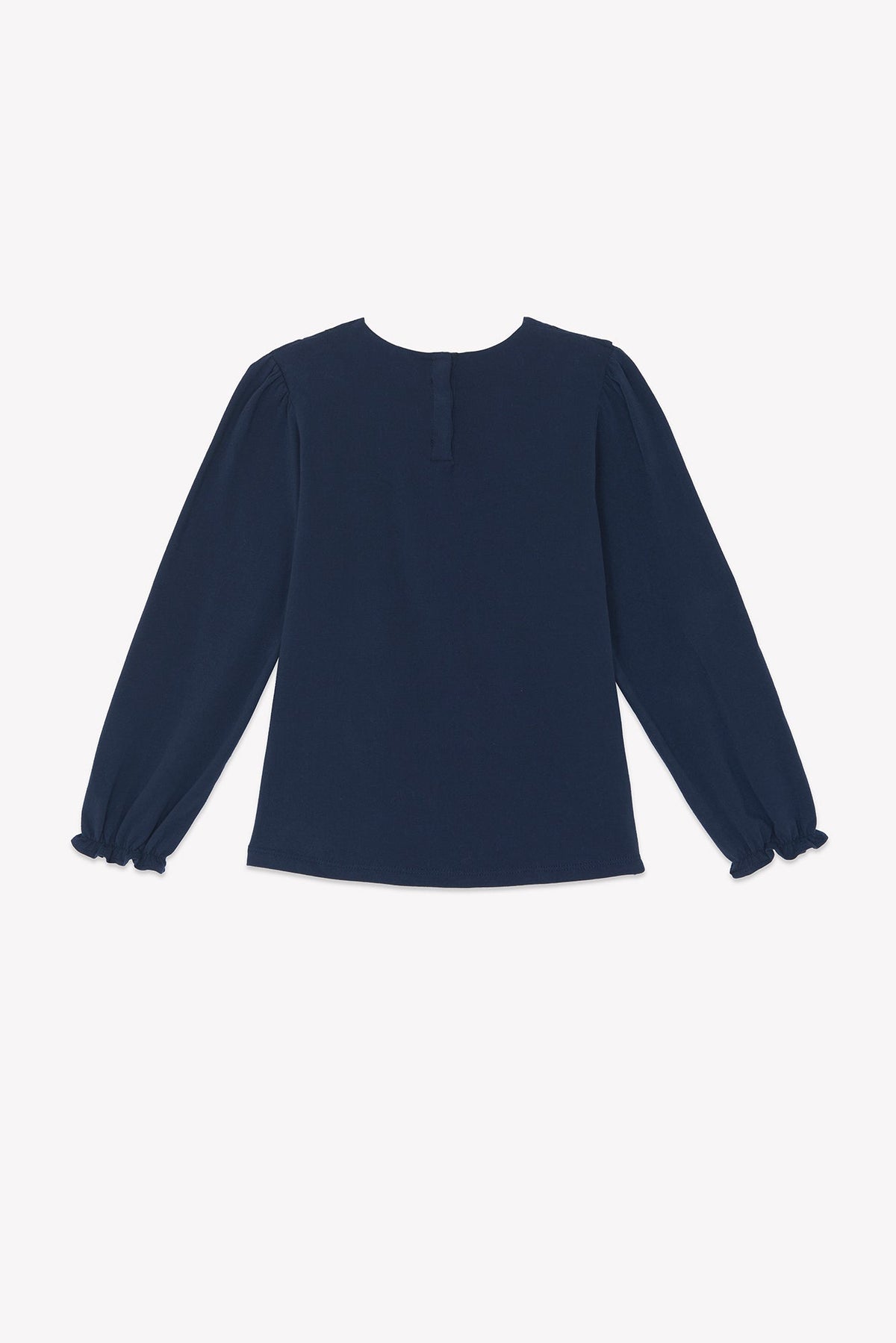 T-shirt - Marine volanté