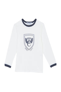 T-shirt - Ecru écusson TC