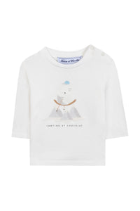 T-shirt - Ecru illustration yeti