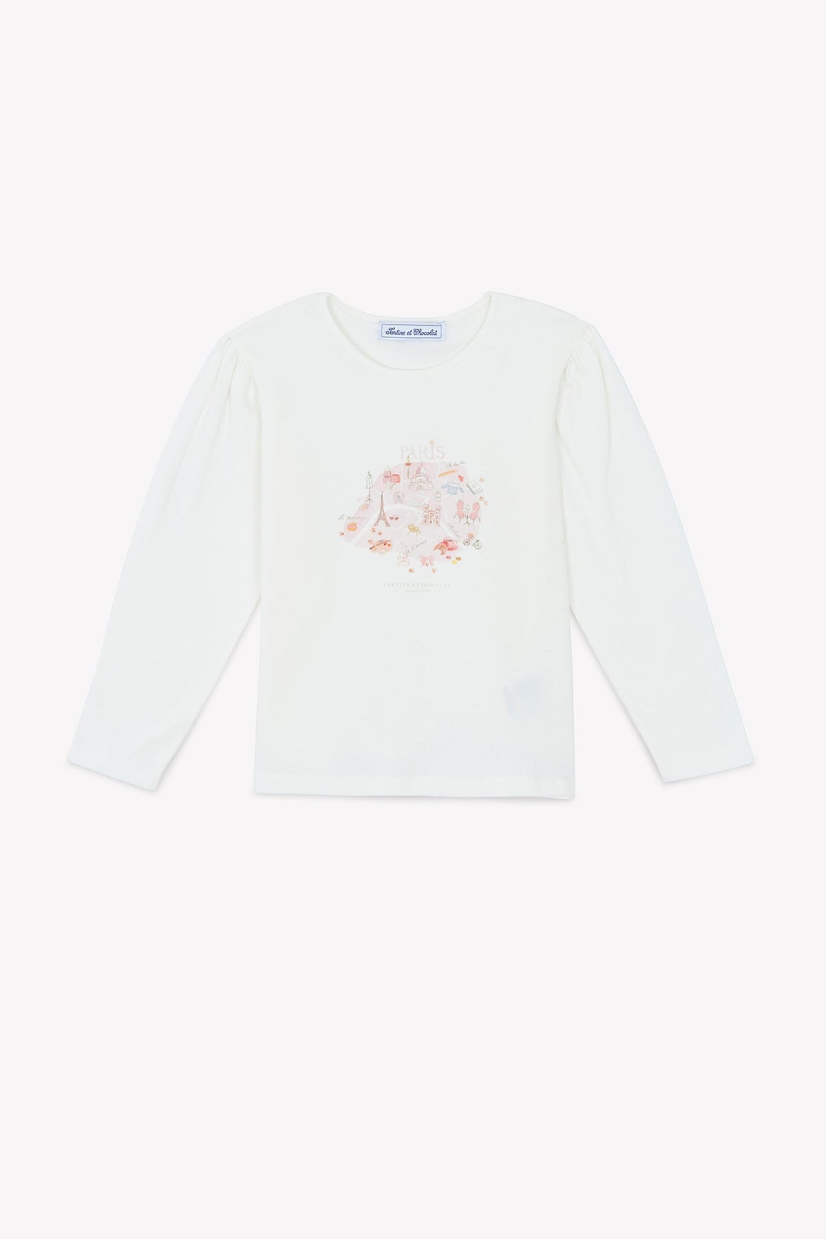 ZNO PICS // T-shirt - Ecru illustration paris