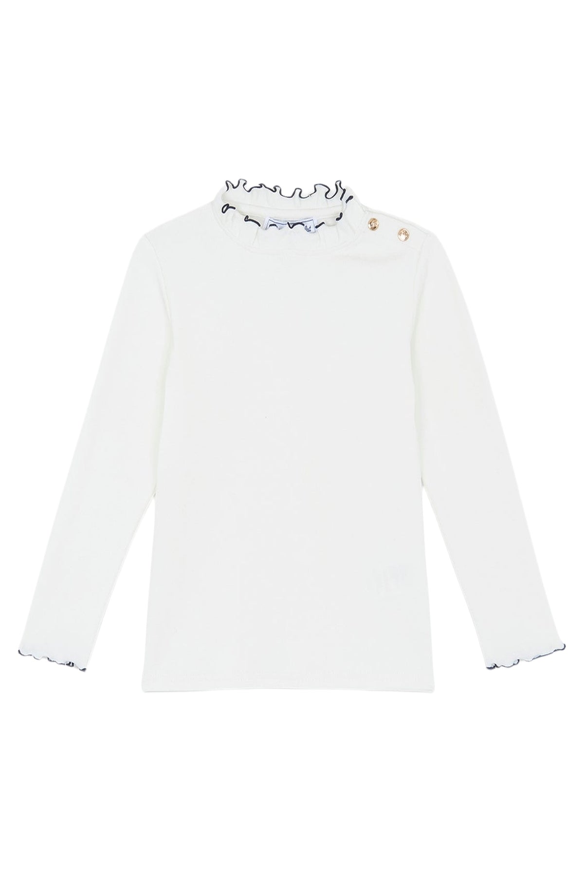 Sous-pull - Ecru col cheminé