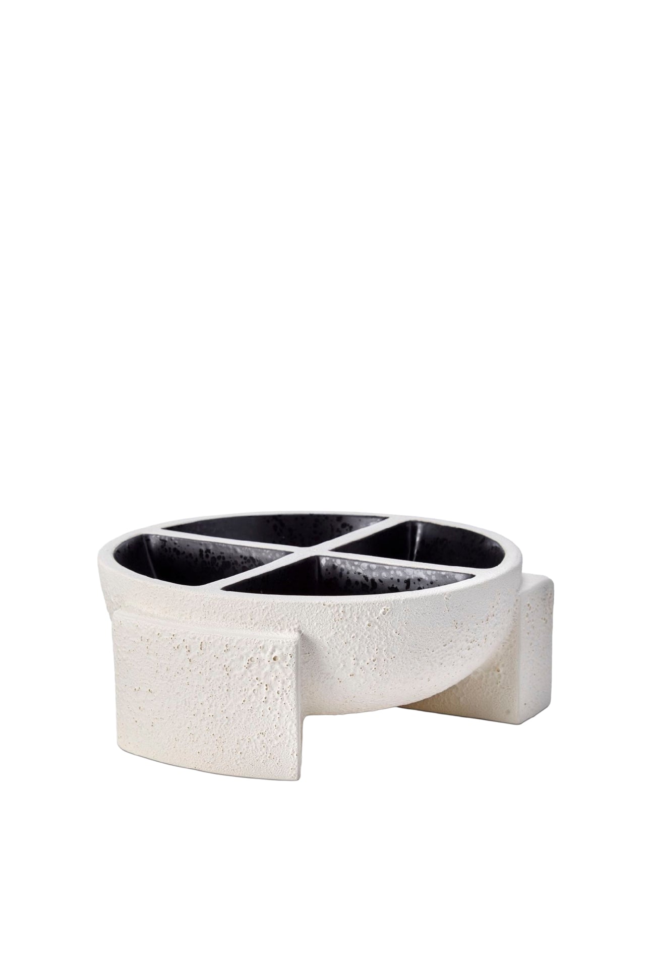Serveur à condiments Cubisme en porcelaine - Blanc