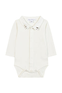 Body - Ecru broderie lapin