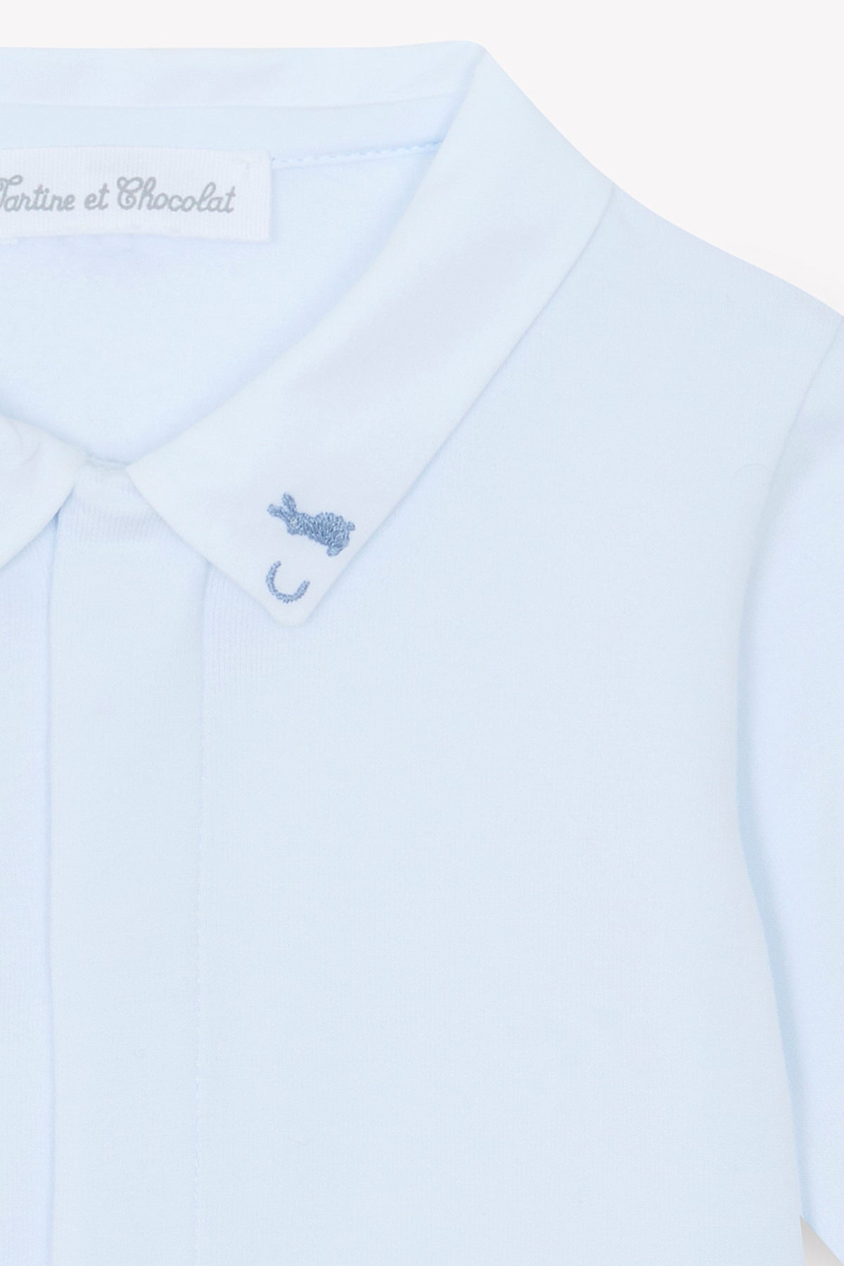 Bleu Ciel / Body - Bleu Ciel Broderie Lapin