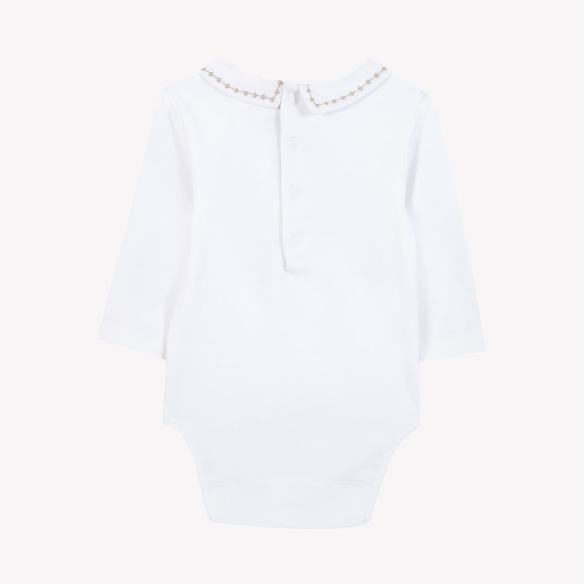 Pyjama - Blanc col volanté