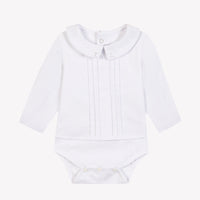 Pyjama - Ecru col velours dentelle