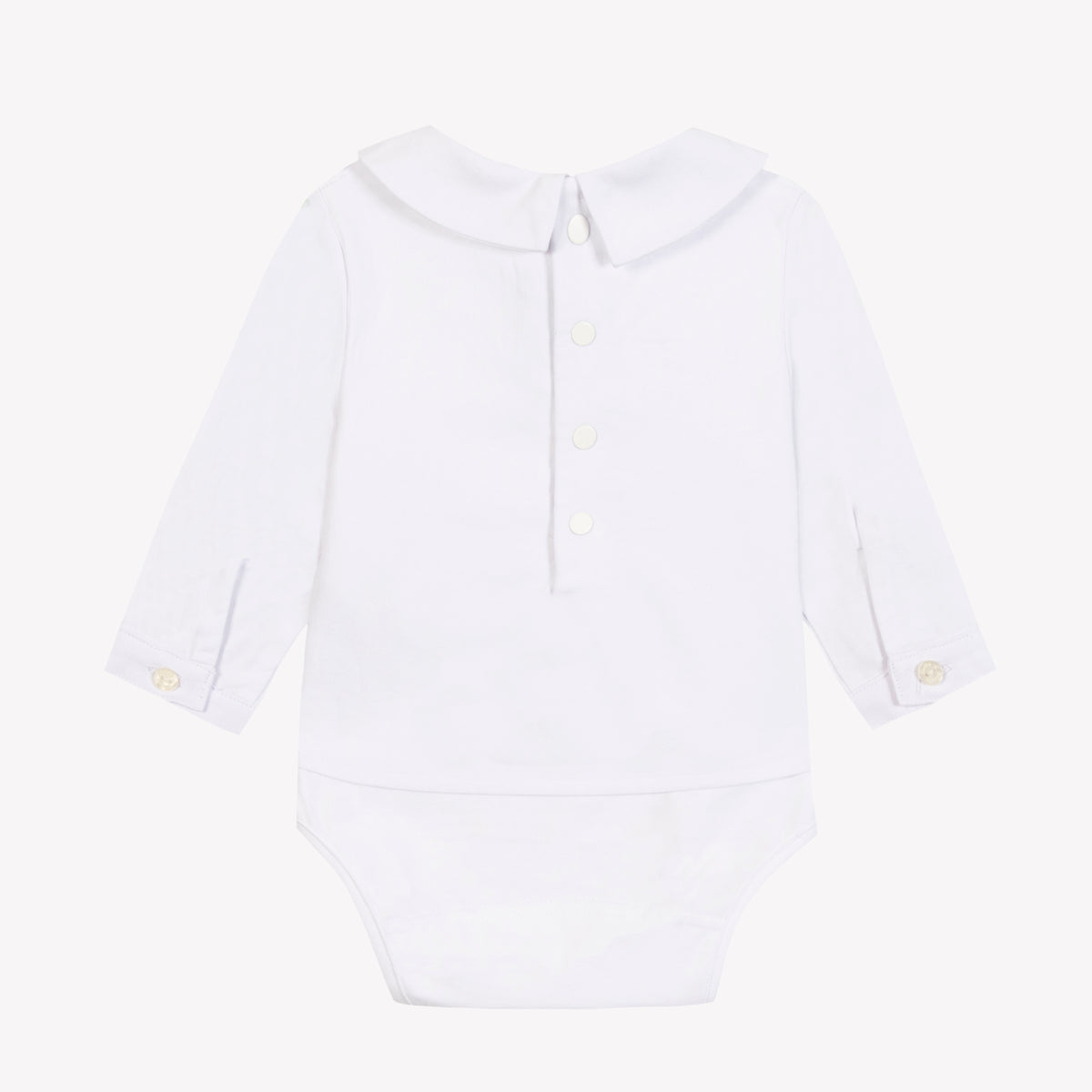 Pyjama - Ecru col velours dentelle