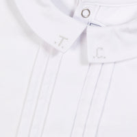 Pyjama - Ecru col velours dentelle