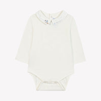 Body - Ecru broderie petit robot