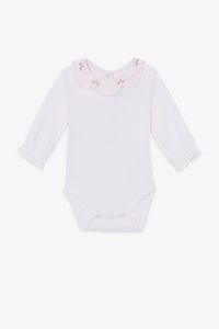 Body - Rose pâle broderie petits trésors