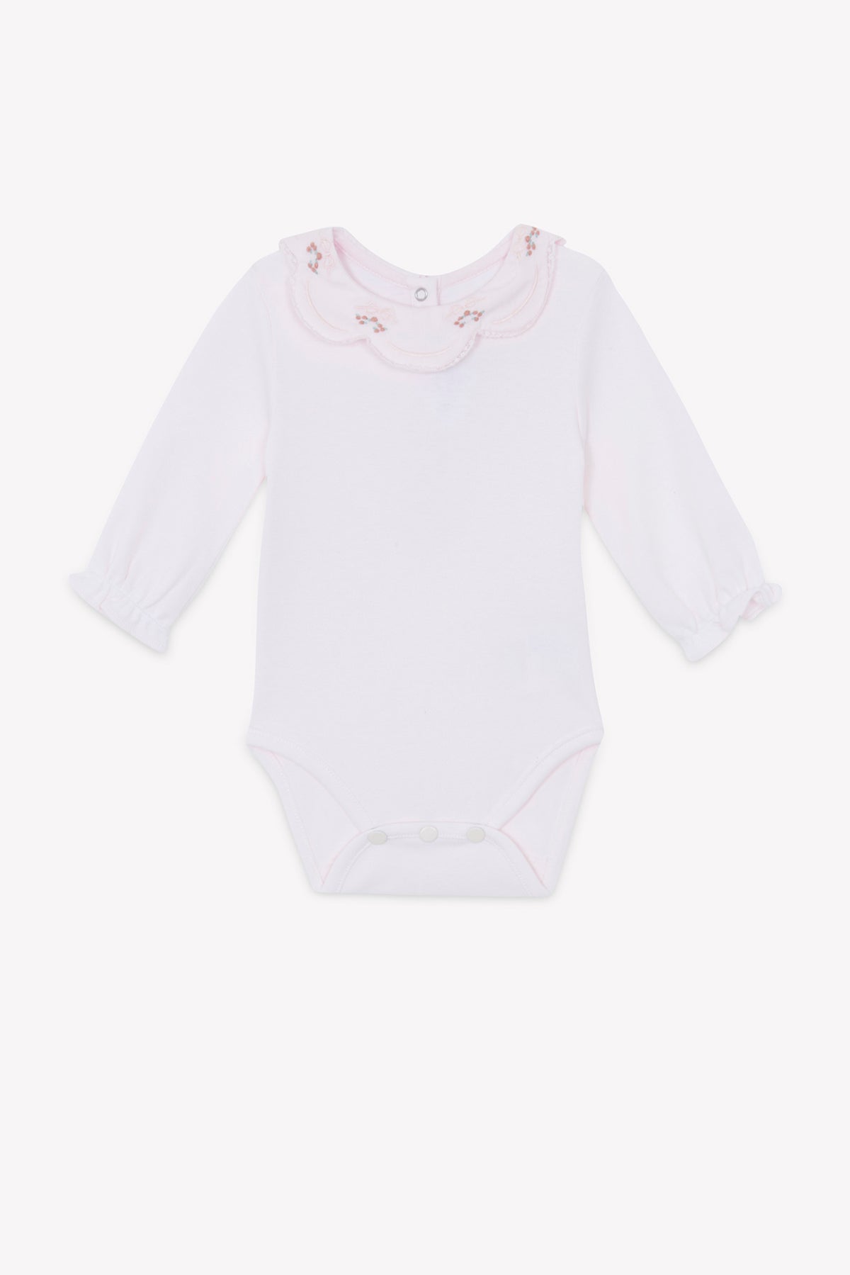 Body - Rose pâle broderie petits trésors