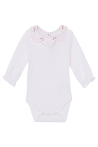 Body - Rose pâle broderie petits trésors