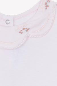 Body - Rose pâle broderie petits trésors