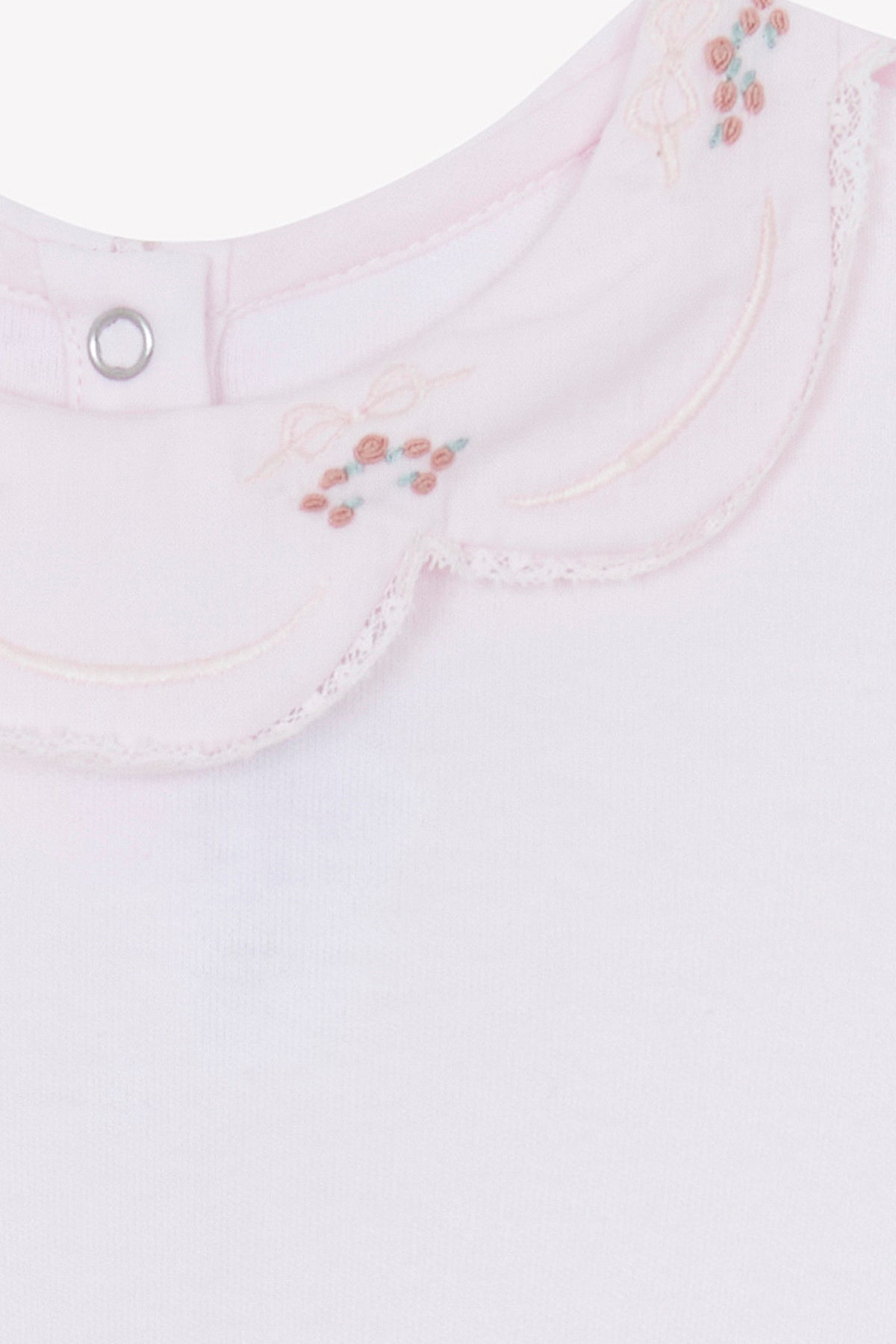 Body - Rose pâle broderie petits trésors