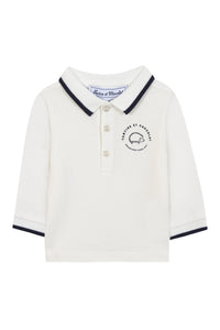 Polo - Ecru liseré marine