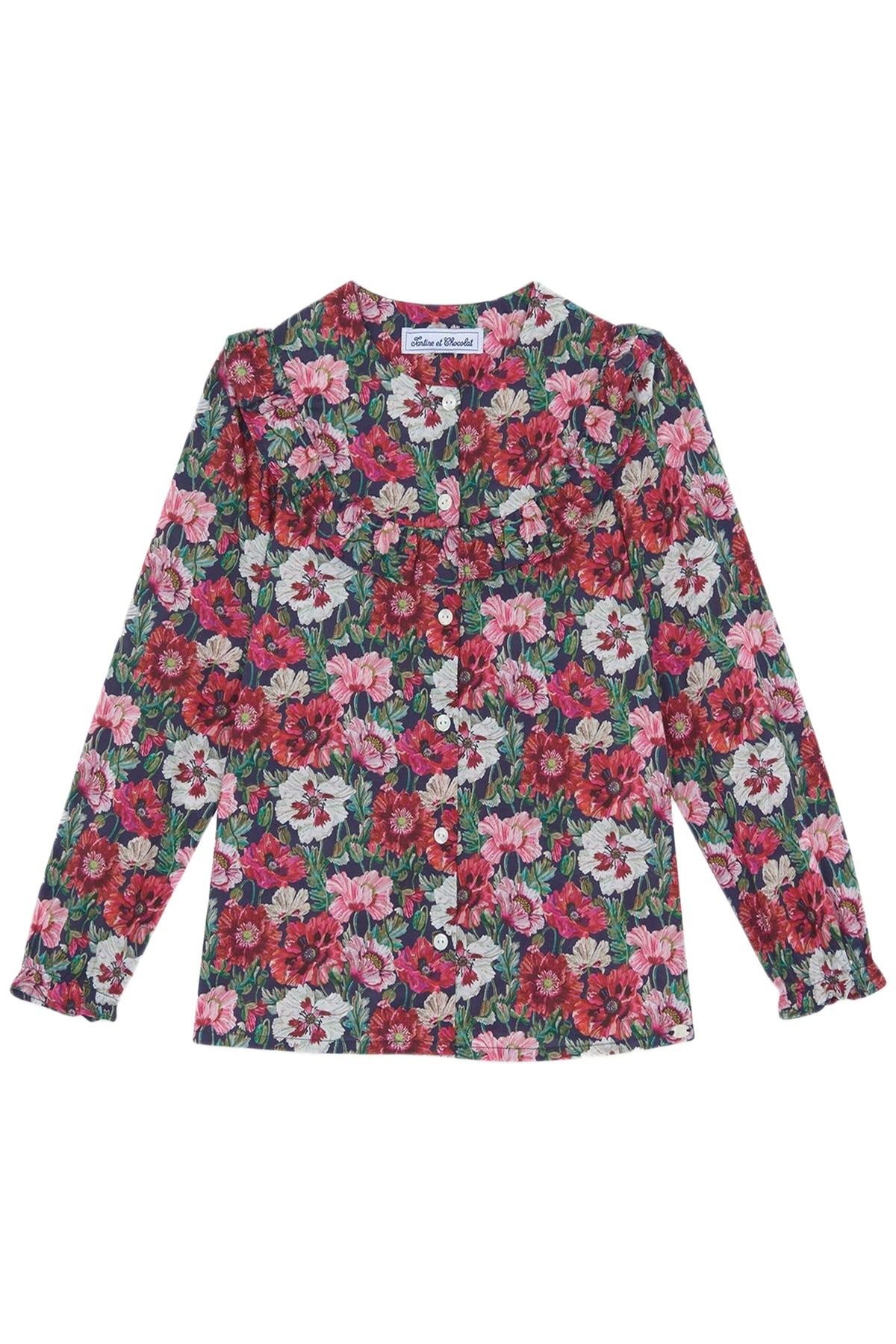 Tunique - Magenta tissu liberty