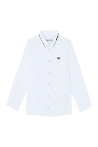 Chemise - Blanc avec boutons apparents