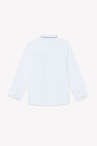 Blanc / Chemise - Blanc Avec Boutons Apparents