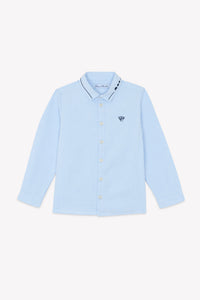 Ciel / Chemise - Bleu Ciel Avec Boutons Apparents