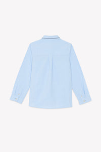 Ciel / Chemise - Bleu Ciel Avec Boutons Apparents