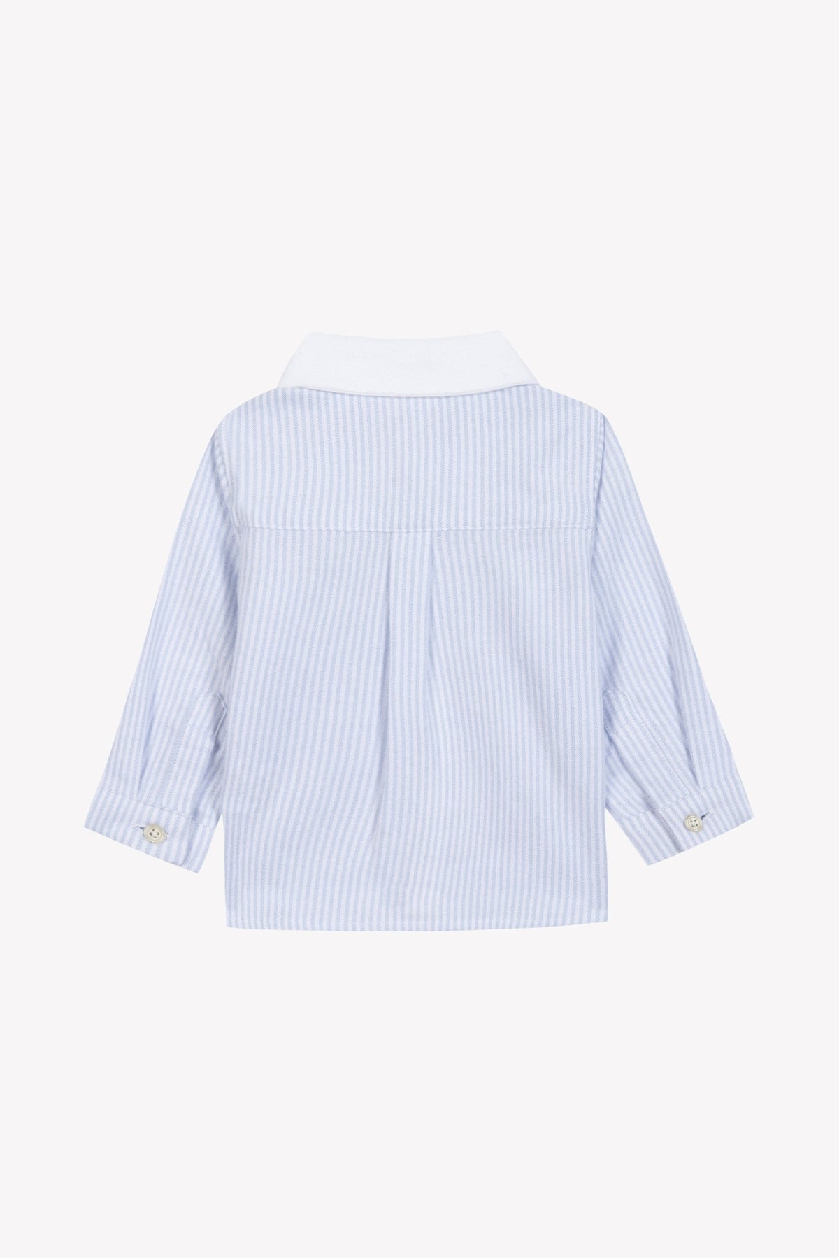 Chemise ceremonie en coton - Bleu céleste