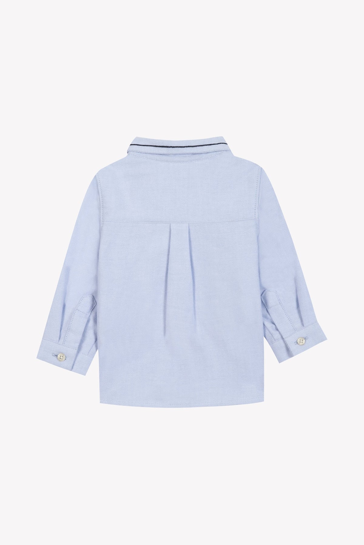 Chemise ceremonie en coton - Bleu céleste