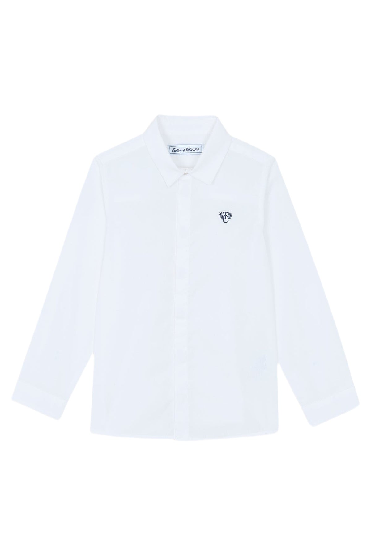Chemise - Blanche monogramme TC