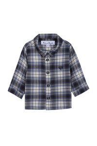 Surchemise - Gris moyen flanelle