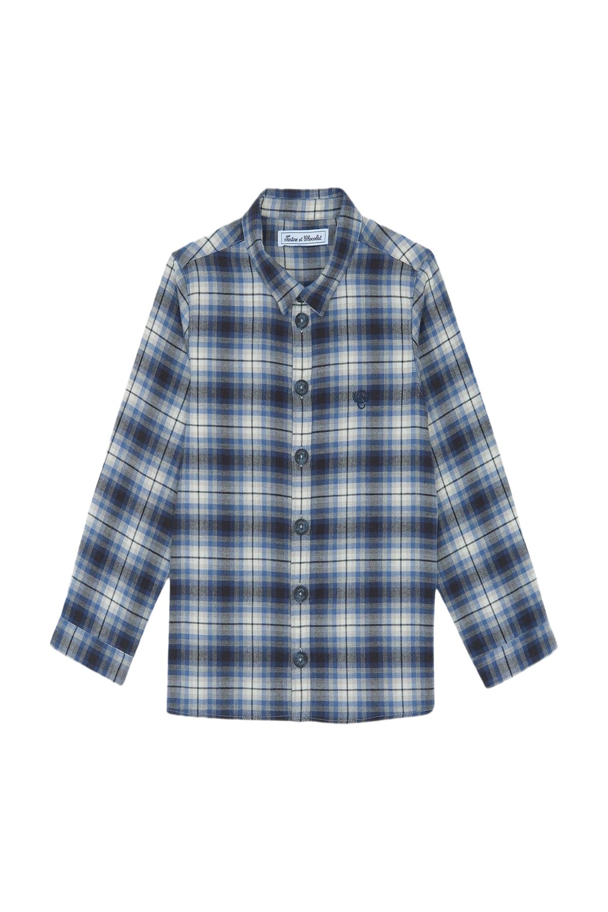 Surchemise - Gris moyen flanelle