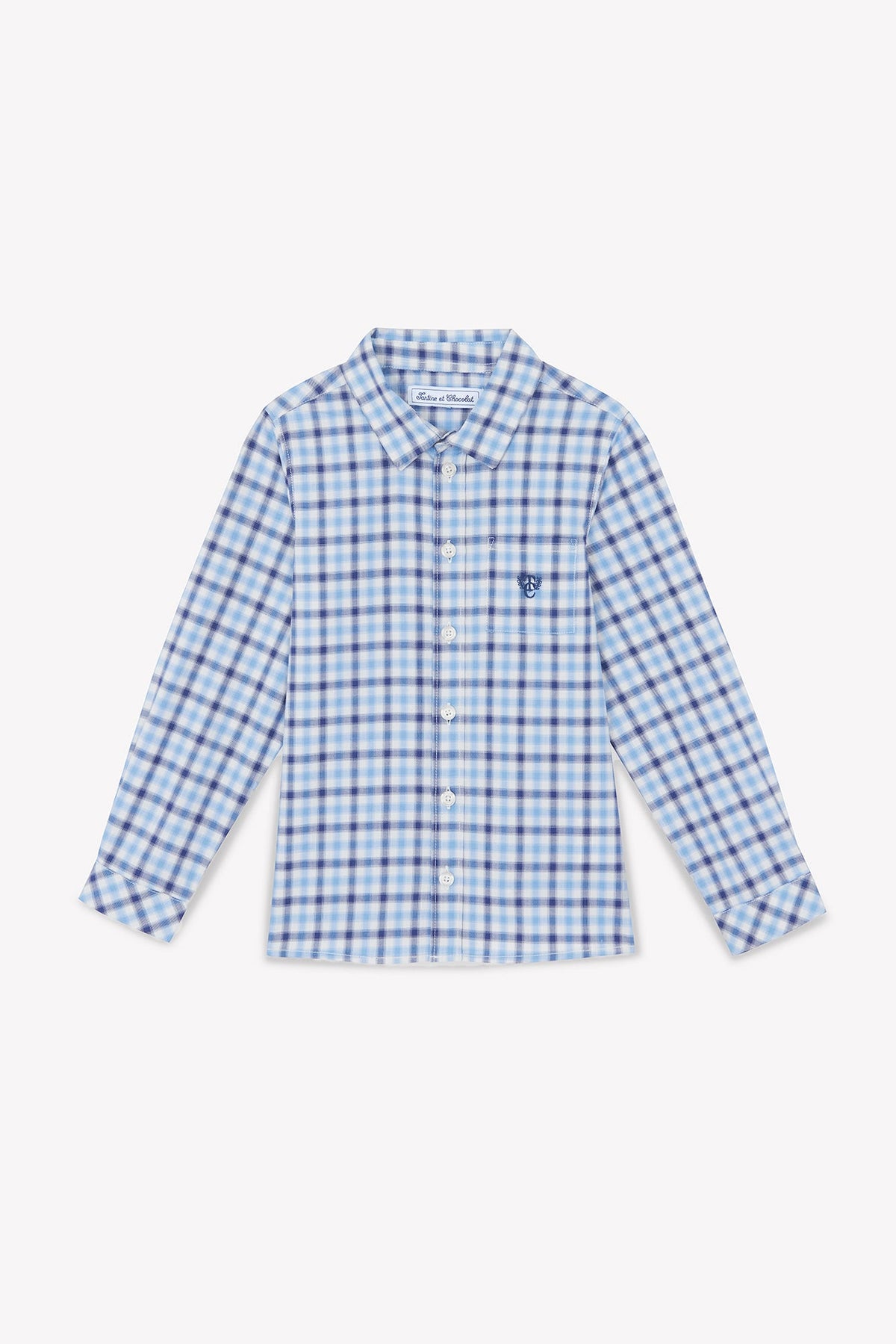 ZNO PICS // Chemise - Marine à carreaux