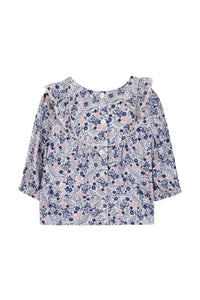 Blouse - Bleuet à petites fleurs