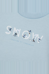 Soft Alpine cotton sweatshirt Glacier blue