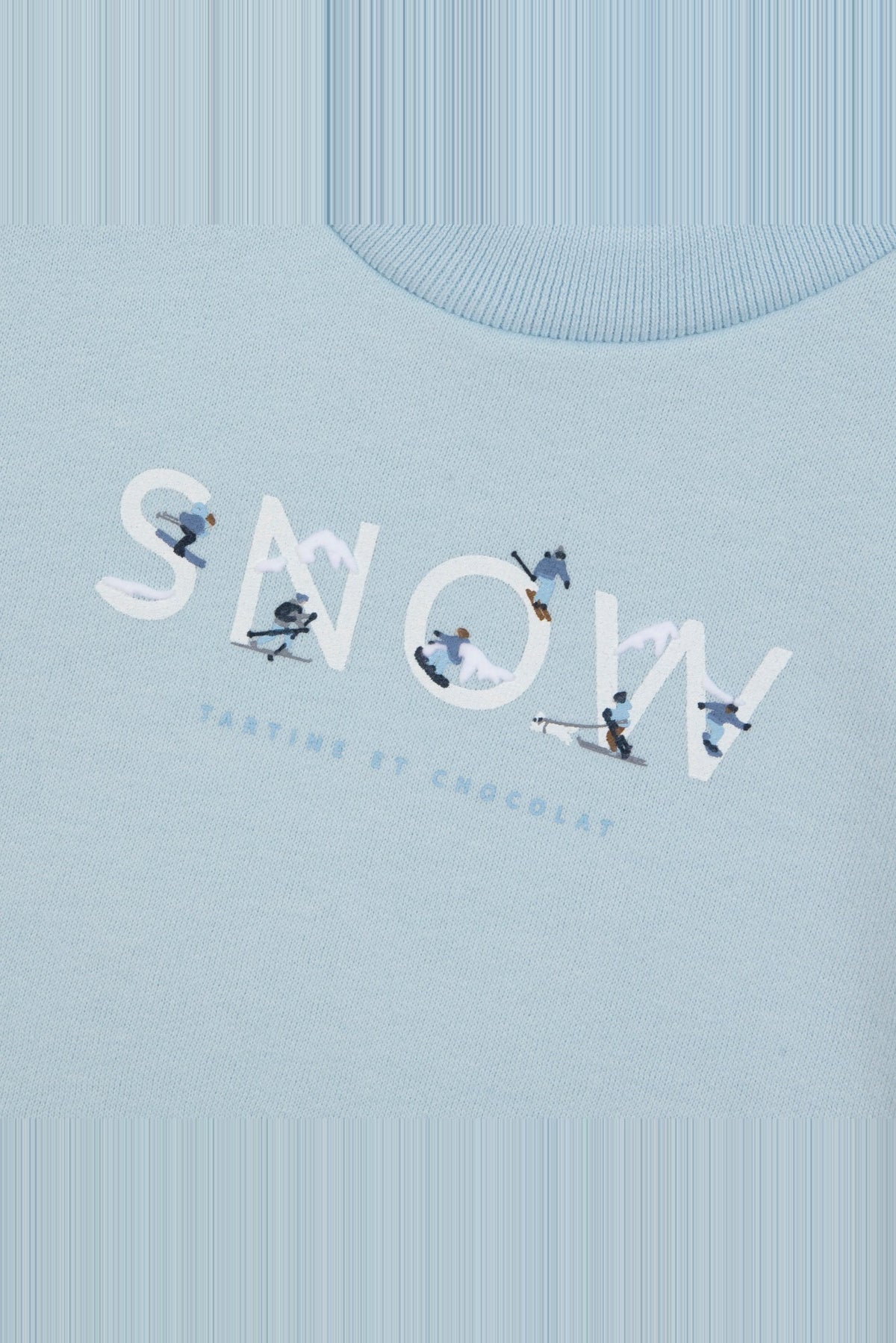 Soft Alpine cotton sweatshirt Glacier blue