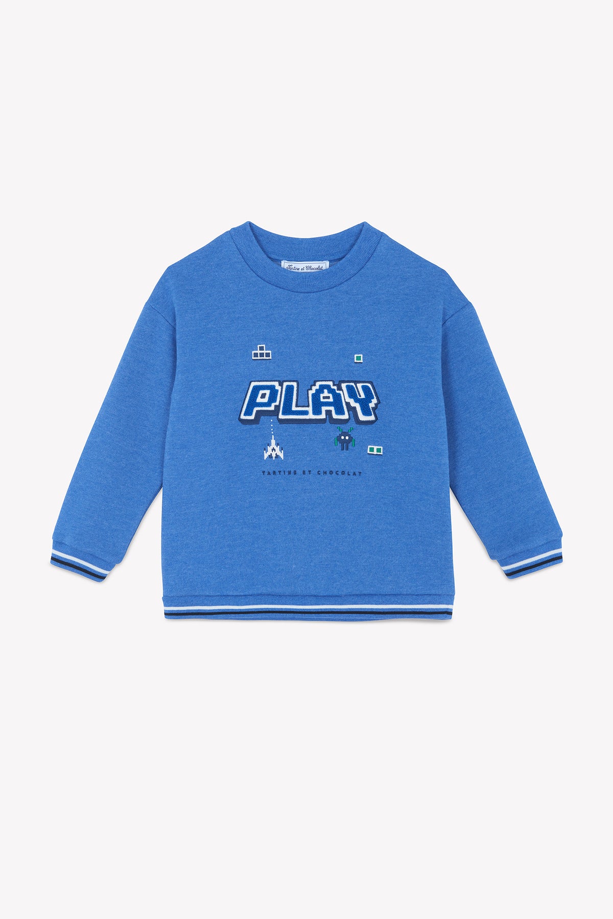 Bleu Éléctrique Chiné / Sweat - Bleu Électrique Play