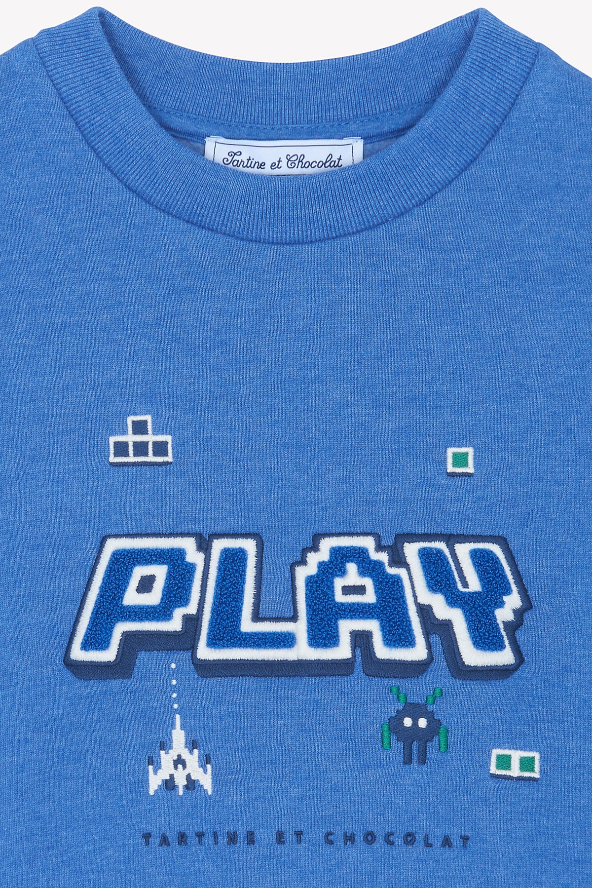 Bleu Éléctrique Chiné / Sweat - Bleu Électrique Play