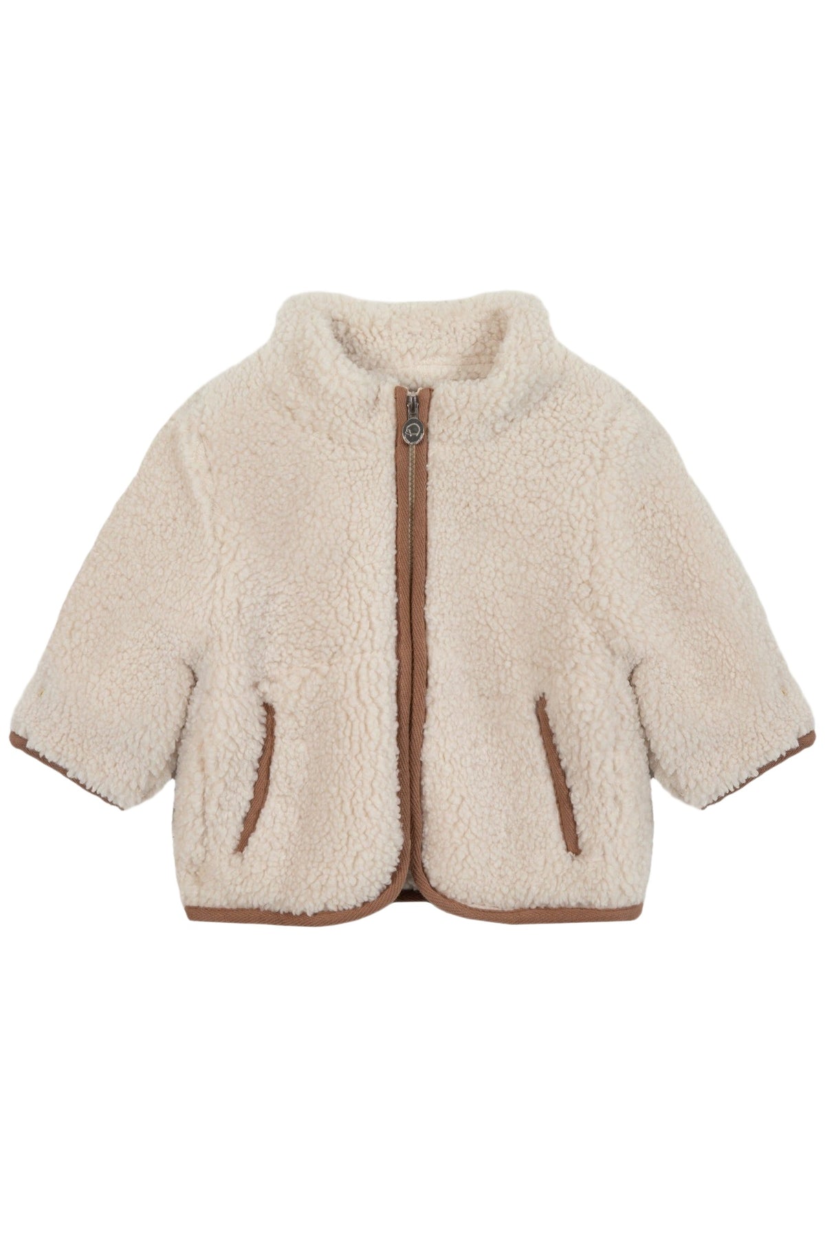 Gilet - Beige imitation fourrure mouton