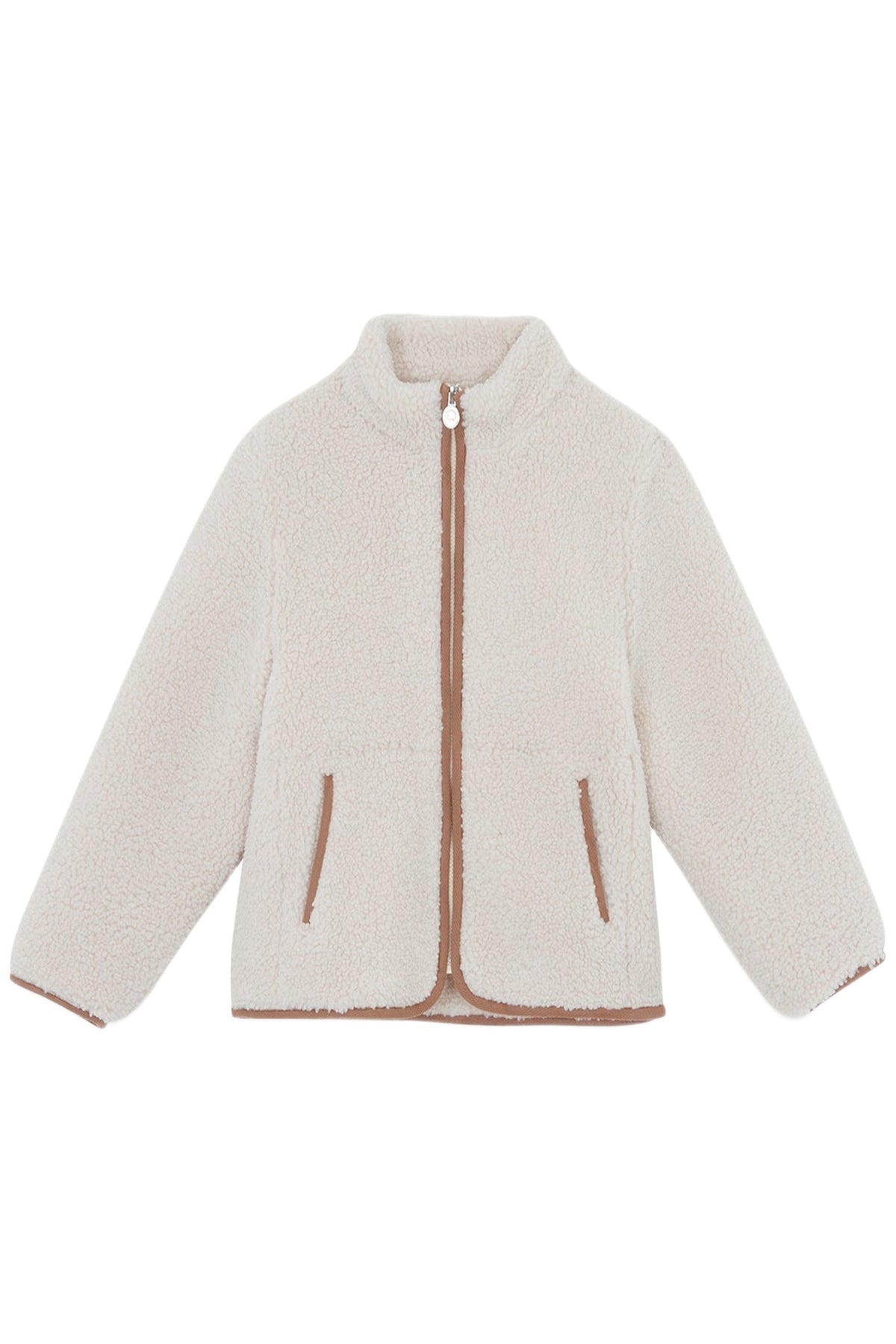 Gilet - Beige imitation fourrure mouton
