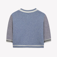 Bleu Grisé / Gilet - Bleu Grisé Effet Bomber