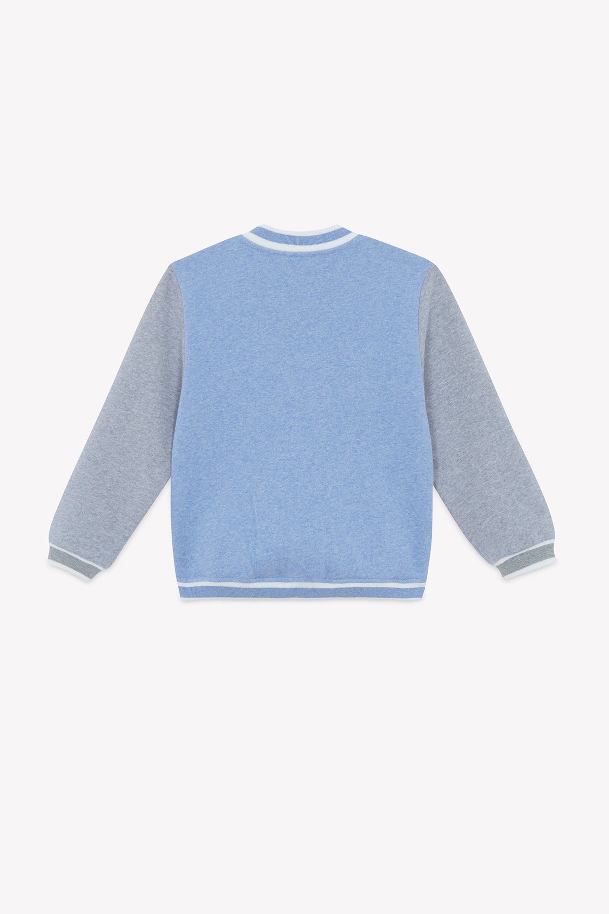 Gilet - Bleu grisé effet bomber