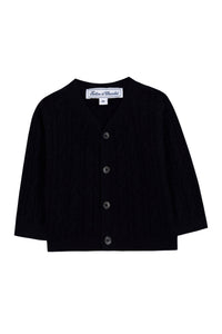 Gilet - Marine 100% cachemire