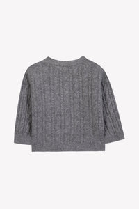 Gilet ceremonie en cachemire - Gris chiné