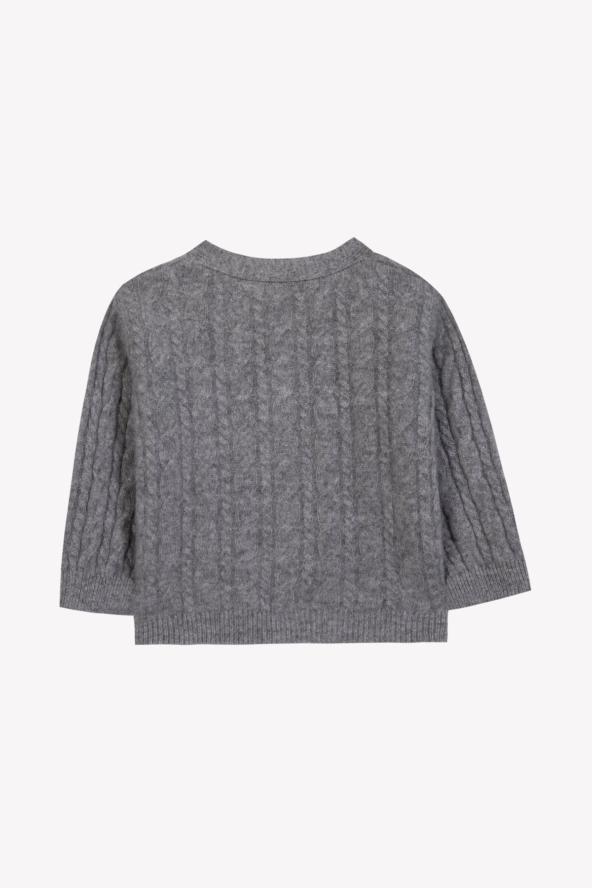 Gilet ceremonie en cachemire - Gris chiné
