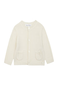 Cardigan - Ecru avec poches