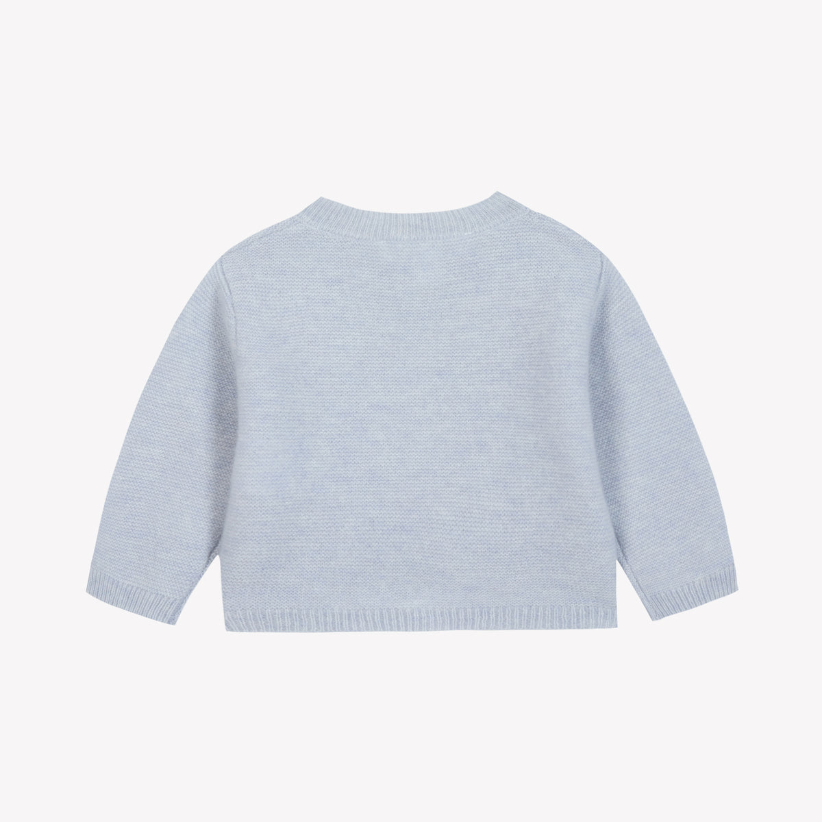 Bleu Céleste Chiné / Cardigan - Bleu Céleste Chiné Avec Poches