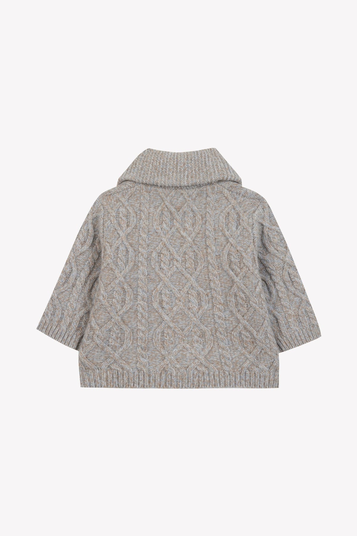 Alpine Soft Wool Cardigan Glacier Blue