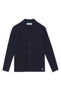 Gilet - Marine maille torsadée