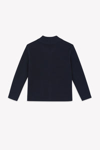 Marine / Gilet - Marine Maille Torsadée