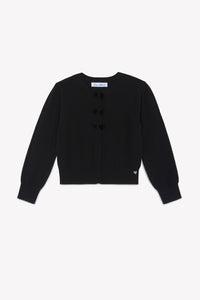 Noir / Cardigan - Noir Nœuds