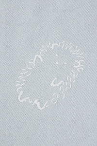 Bleu Céleste / Pull - Bleu Broderie Hérisson