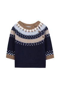 Pull - Marine motif jacquard
